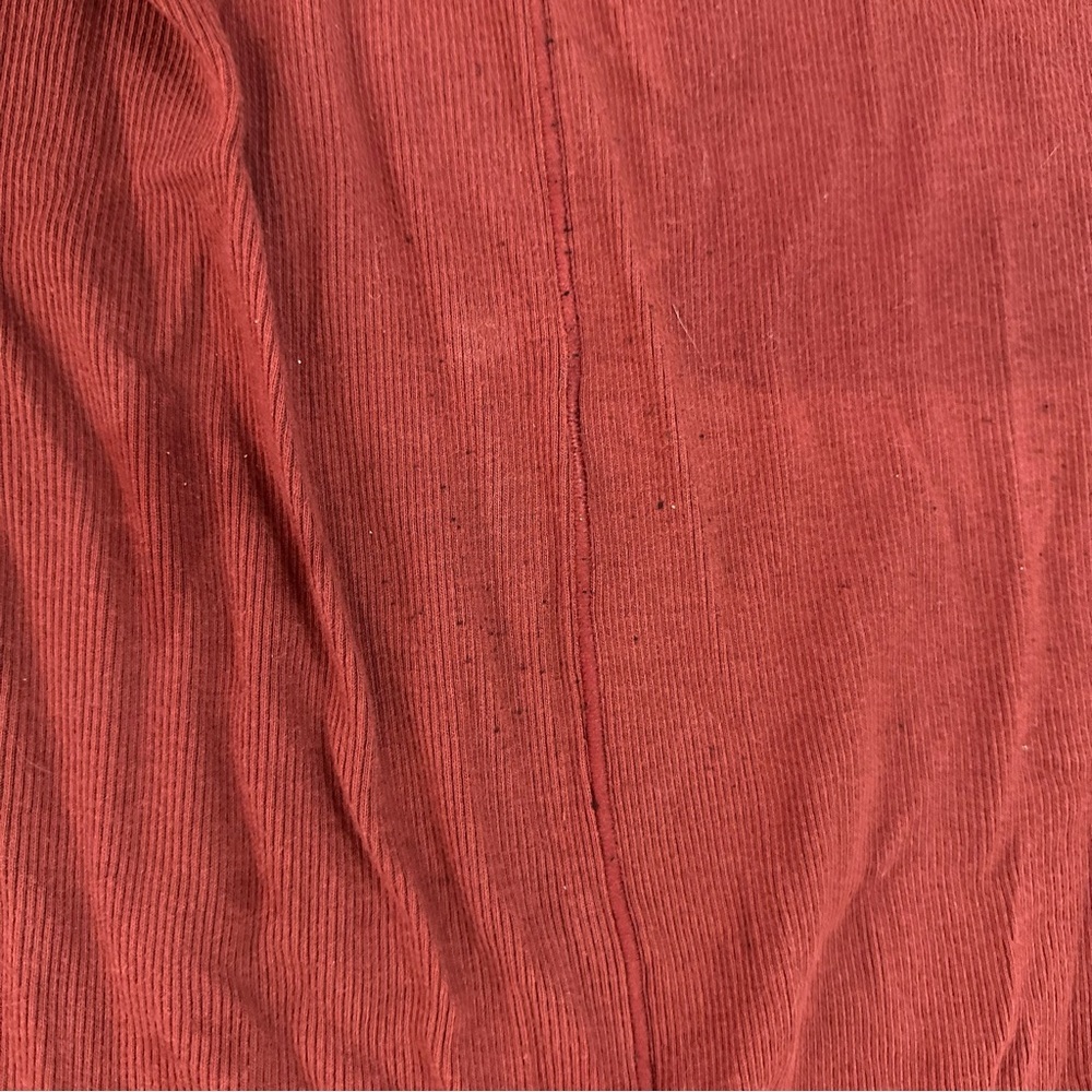 Skims Cotton Ribbed Tank Dress in Sangria - Medium - Picture 4 of 6